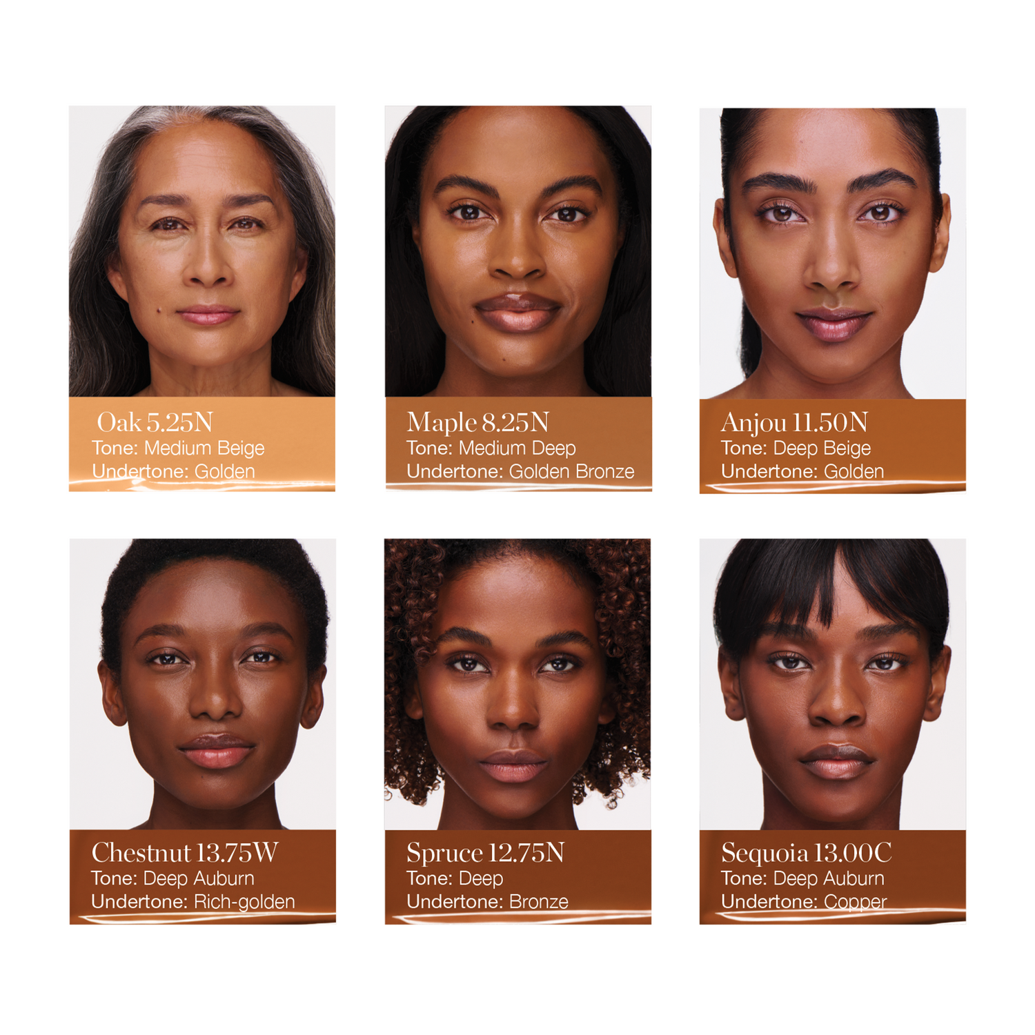 Maple 8.25 N - Medium deep with golden bronze undertones