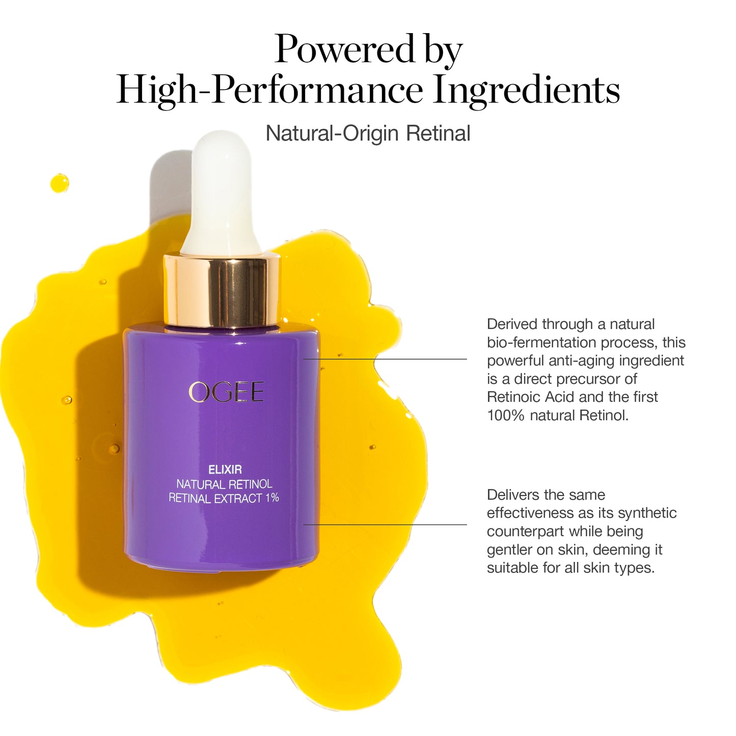 Natural Retinol Retinal Extract 1% Elixir